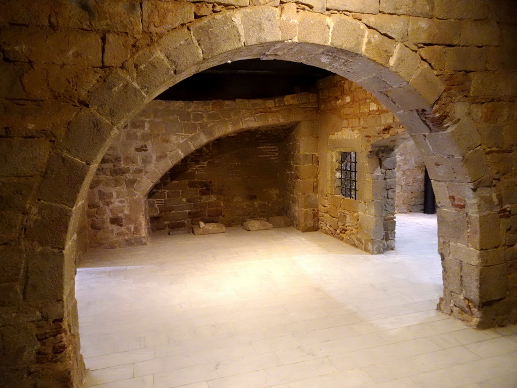Basement of the building of the Picasso Museum