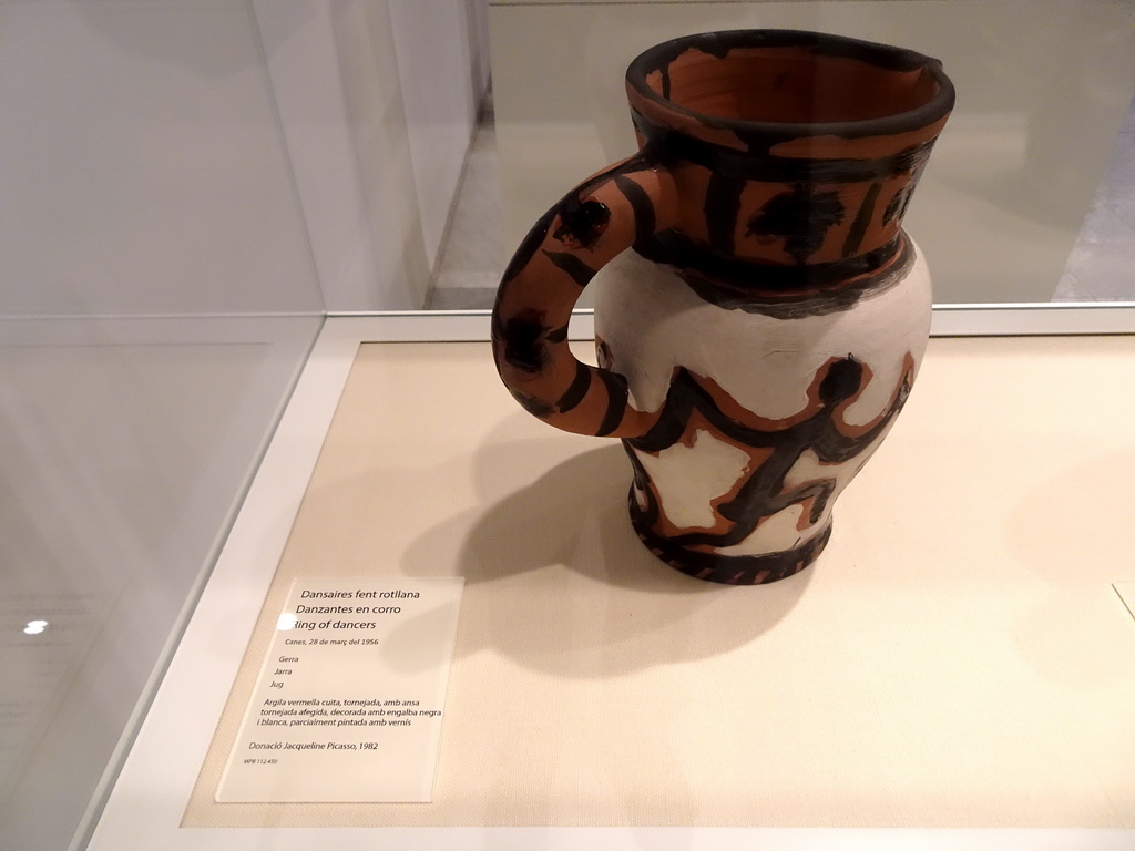 Vase `Ring of Dancers` by Pablo Picasso, at the Picasso Museum, with explanation