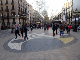 Miró Tile painting at the La Rambla street