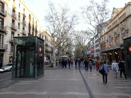 The La Rambla street