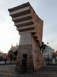 The Monument a Francesc Macià at the Plaça de Catalunya square