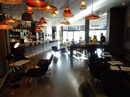 Interior of the breakfast room at the Motel One Barcelona-Ciutadella