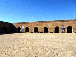 The Parade Ground of the Montjuïc Castle at the southeast side of the Montjuïc hill
