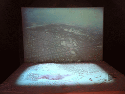 Three-dimensional map and movie of Montjuïc Castle, at the Visitor Centre of the Montjuïc Castle at the southeast side of the Montjuïc hill