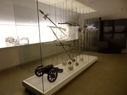 Weapons at the Visitor Centre of the Montjuïc Castle at the southeast side of the Montjuïc hill