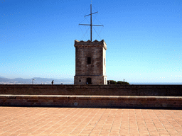 barcelona_3_304 - 254 kb - 1024x768 - The Terrace and the Watchtower of the Montjuïc Castle at the southeast side of the Montjuïc hill The Terrace and the Watchtower of the Montjuïc Castle at the southeast side of the Montjuïc hill