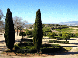 The Outer Ward of the Montjuïc Castle at the southeast side of the Montjuïc hill, viewed from the Terrace