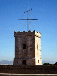 barcelona_3_308 - 223 kb - 768x1024 - The Watchtower of the Montjuïc Castle at the southeast side of the Montjuïc hill, viewed from the Terrace The Watchtower of the Montjuïc Castle at the southeast side of the Montjuïc hill, viewed from the Terrace