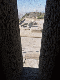 Cannon at the southwest side of the Montjuïc Castle at the southeast side of the Montjuïc hill, viewed from the southwest tower