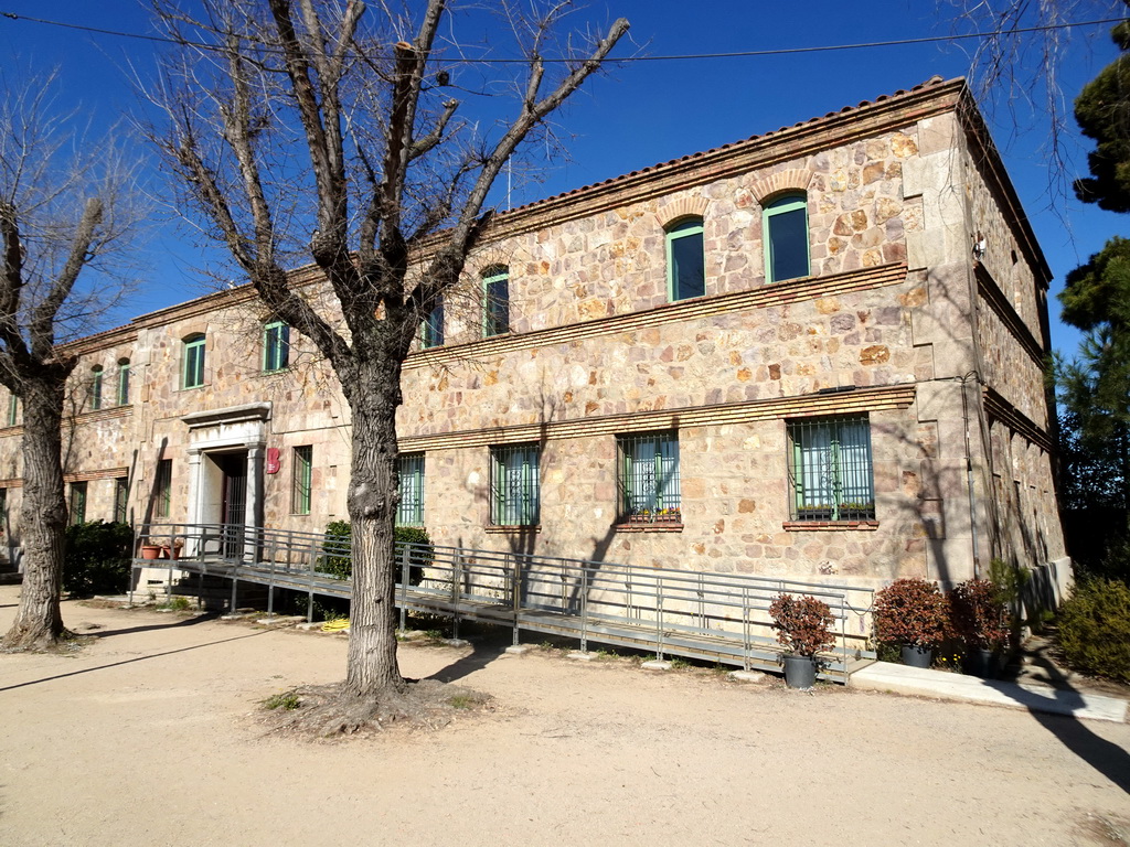 Building at the north side of the Outer Ward at the Montjuïc Castle at the southeast side of the Montjuïc hill