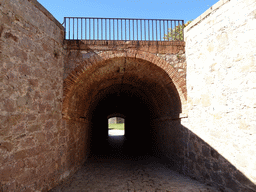 The tunnel to the Ravelin of the Montjuïc Castle at the southeast side of the Montjuïc hill