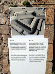 Information on the Ravelin of the Montjuïc Castle at the southeast side of the Montjuïc hill