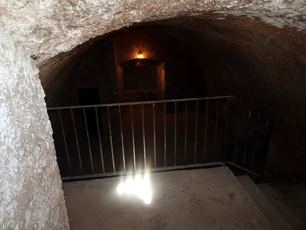 Interior of the Castle Dungeons at the Montjuïc Castle at the southeast side of the Montjuïc hill