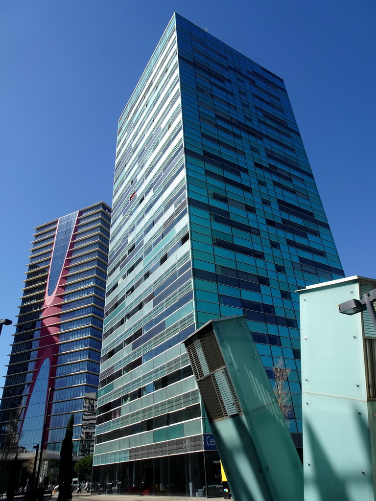 Skyscrapers at the Plaça d`Europa square