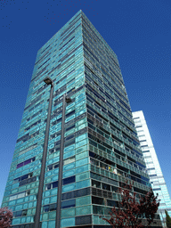 Skyscraper at the Plaça d`Europa square