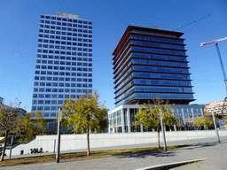 Office buildings at the Carrer del Foc street