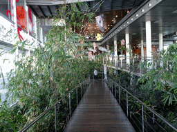 Walkway at the entrance to the Aquarium Barcelona