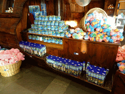 Souvenirs at the souvenir shop at the Aquarium Barcelona