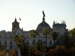 The Basilica of Our Lady of Mercy, viewed from the Plaça de l`Ictineo square