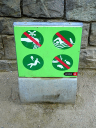 Sign at the Plaça de Gaudí square