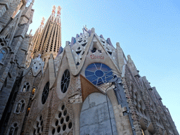 The Western Sacristy of the Sagrada Família church, viewed from the Carrer de Provença street