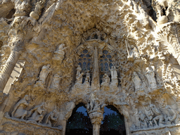 The Charity Hallway of the Nativity Facade at the northeast side of the Sagrada Família church