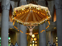 barcelona_3_572 - 349 kb - 1024x768 - Baldachin above the altar of the Sagrada Família church Baldachin above the altar of the Sagrada Família church