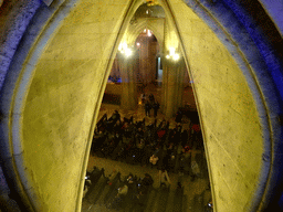 Crypt of the Sagrada Família church, viewed from the right side of the ambulatory