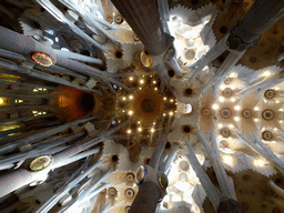 Ceiling of the crossing of the Sagrada Família church