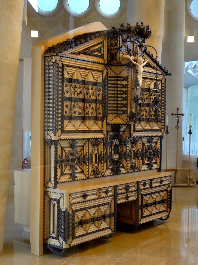 Closet at the West Sacristy of the Sagrada Família church