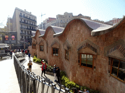 The Sagrada Família Schools building at the south side of the Sagrada Família church