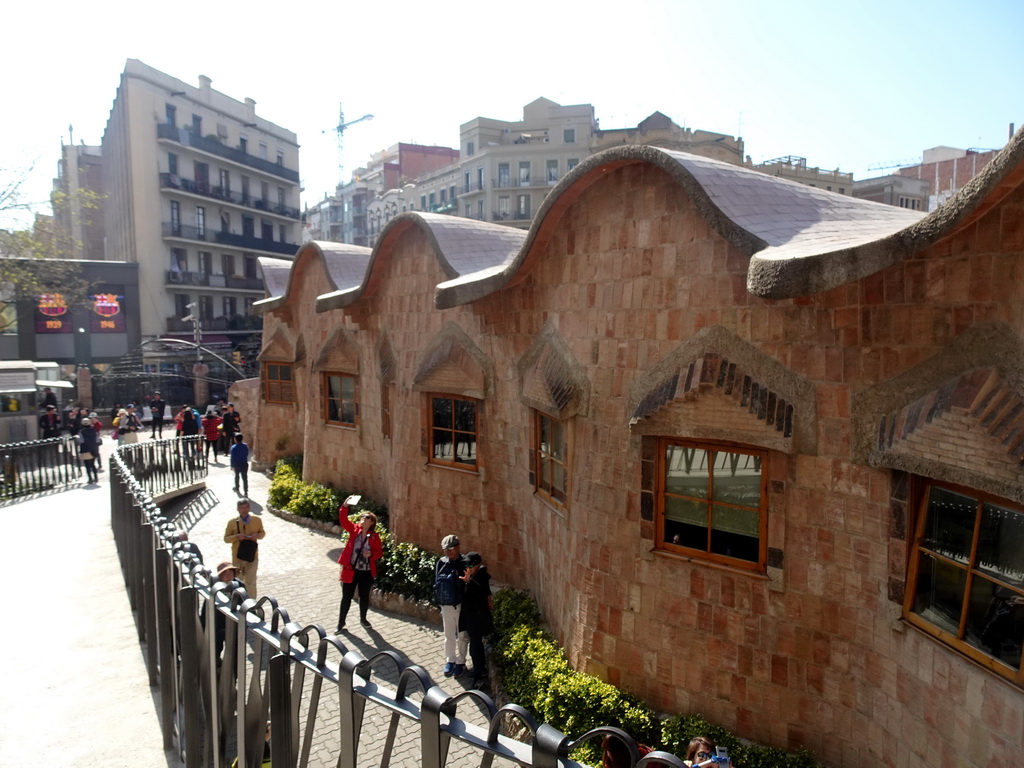 The Sagrada Família Schools building at the south side of the Sagrada Família church