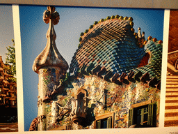 Photograph of the Casa Batlló building, at the Sagrada Família Museum