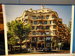 Photograph of the La Pedrera building, at the Sagrada Família Museum