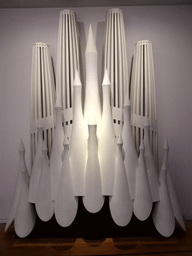 Scale model of the Glory Facade of the Sagrada Família church, at the Sagrada Família Museum