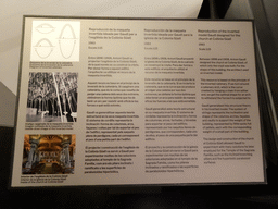 Explanation on the reproduction of the inverted model Gaudí designed for the church at Colònia Güell, at the Sagrada Família Museum