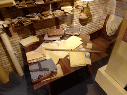 Interior of the workshop of Antoni Gaudí, at the Sagrada Família Museum