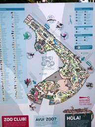 Map of the Barcelona Zoo