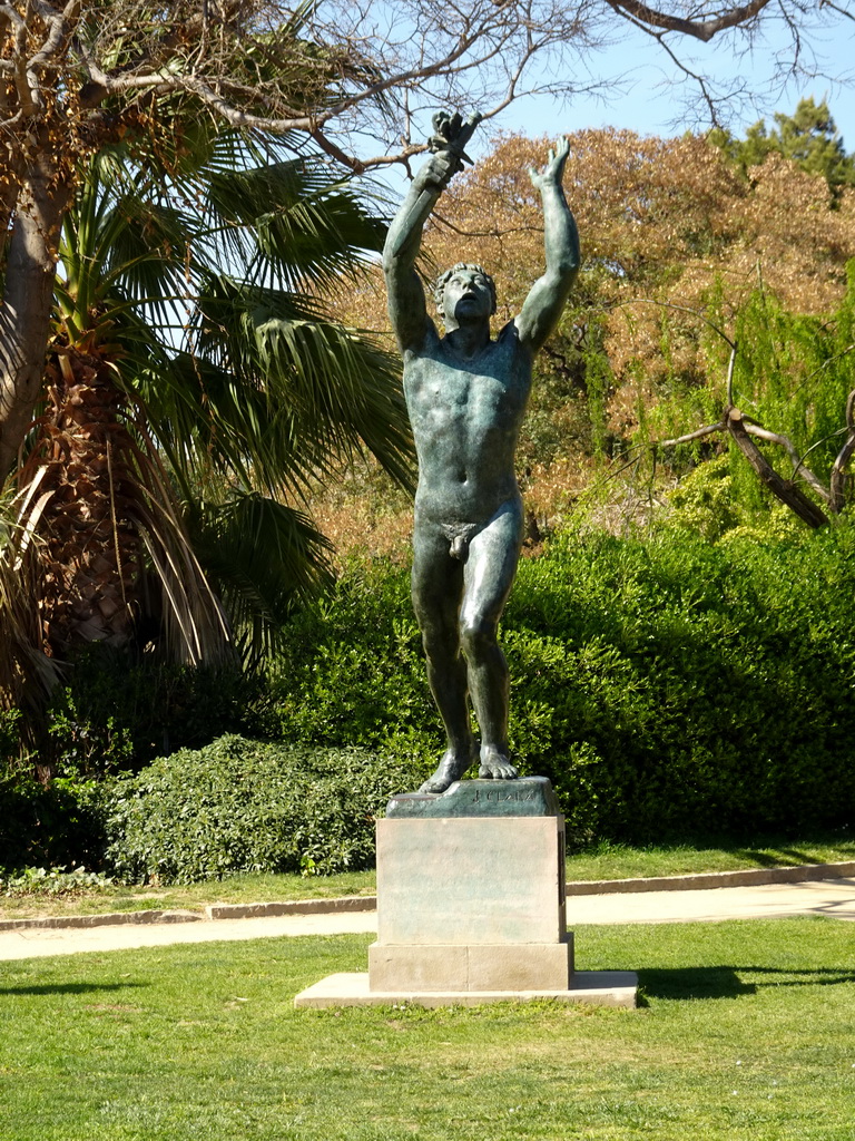 The Als Voluntaris Catalans monument at the Parc de la Ciutadella park