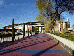 Walkway to the southwest side of the Camp Nou stadium