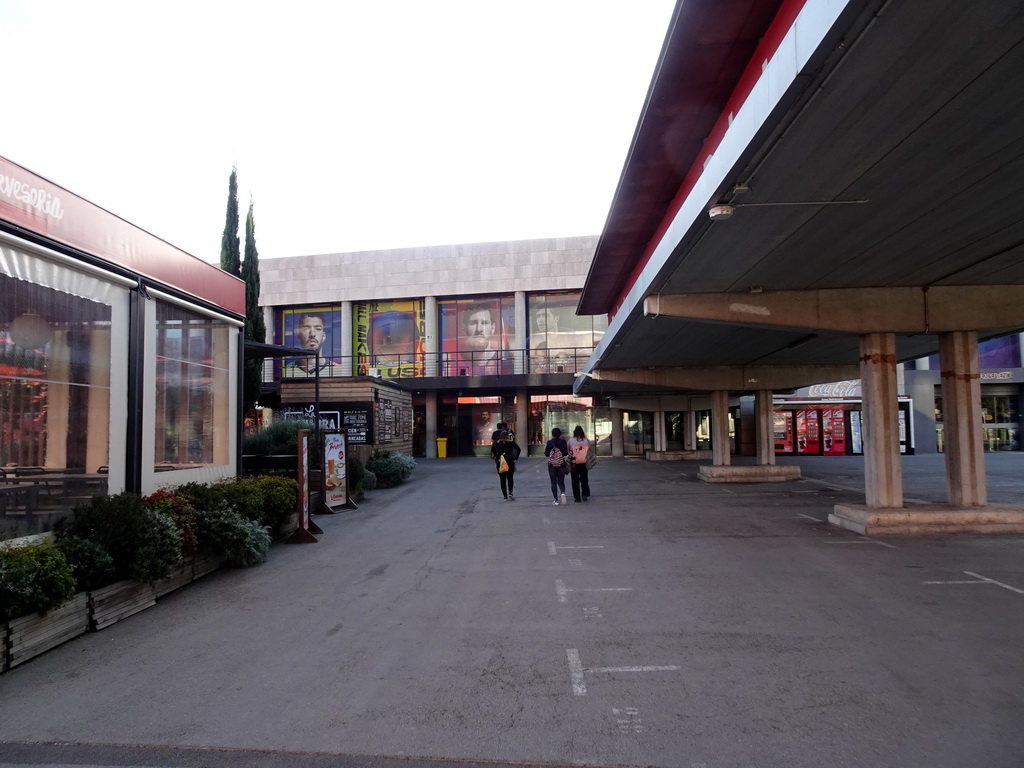 East side of the FC Barcelona Museum and FCBotiga Megastore