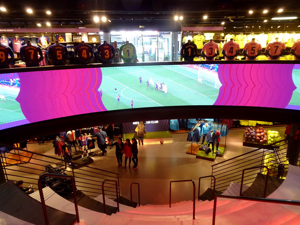 Interior of the FCBotiga Megastore