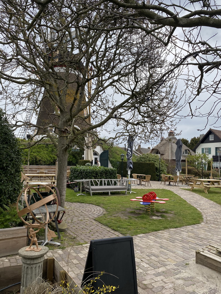 Playground in front of the Korenmolen De Hoop windmill