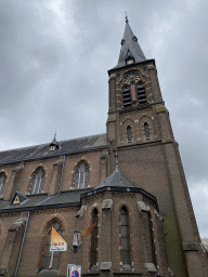 Left front and tower of the Heilige Maria Hemelvaartkerk church, viewed from the Kloosterstraat street