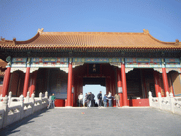Front of the Gate of Correct Conduct at the Forbidden City