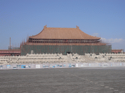 The Hall of Supreme Harmony, under renovation, at the Forbidden City