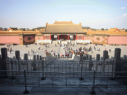 The Gate of Heavenly Purity at the Forbidden City, viewed from the back side of the Hall of Preserving Harmony