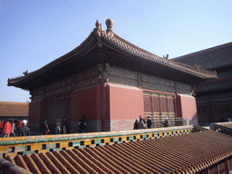 Back side of the Hall of Union and Peace at the Forbidden City