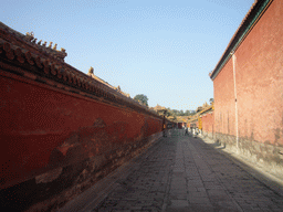 Alley at the northeast side of the Forbidden City