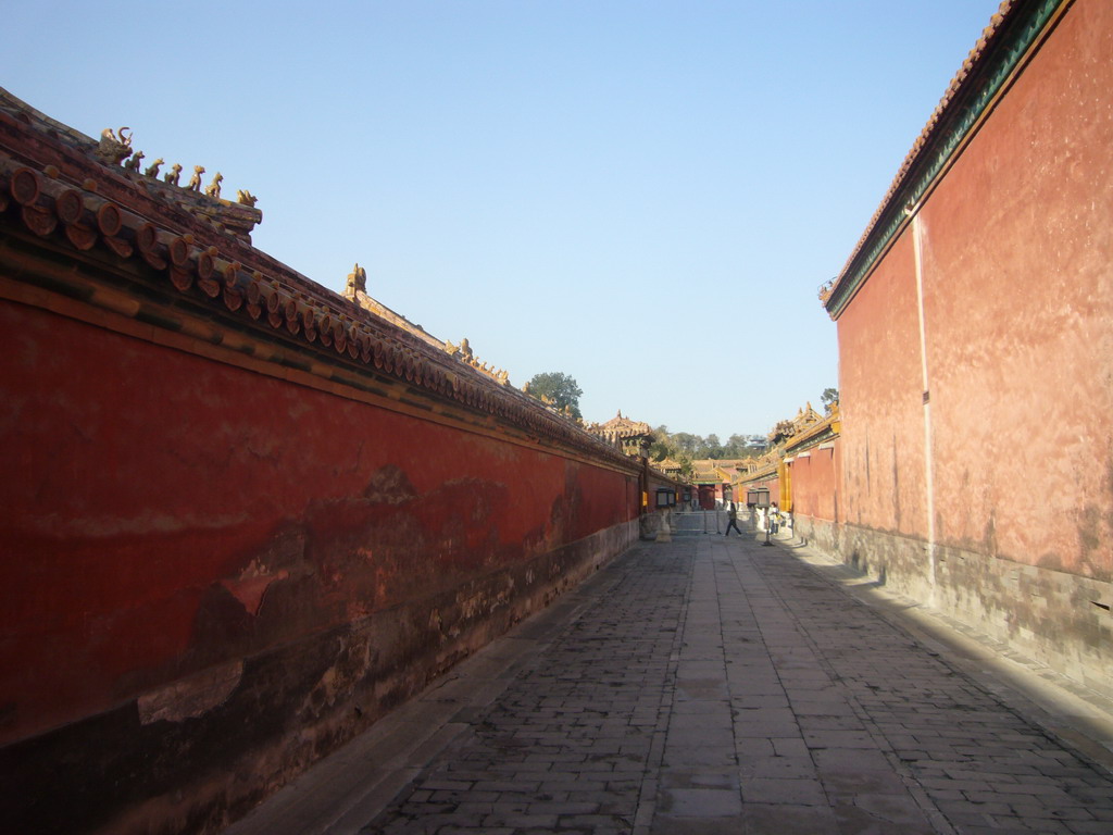 Alley at the northeast side of the Forbidden City